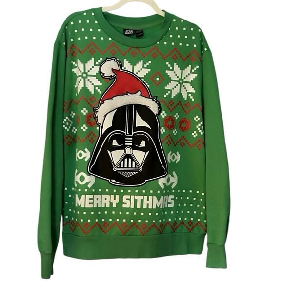 Ugly Sweater Sweatshirt Starwars Darth Vader Merry Sithmas. XL Christmas - Picture 1 of 8